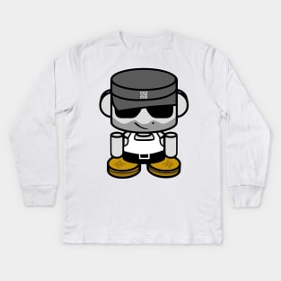 Bed Stuy Geo'bot Kids Long Sleeve T-Shirt